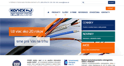 Desktop Screenshot of konex.sk